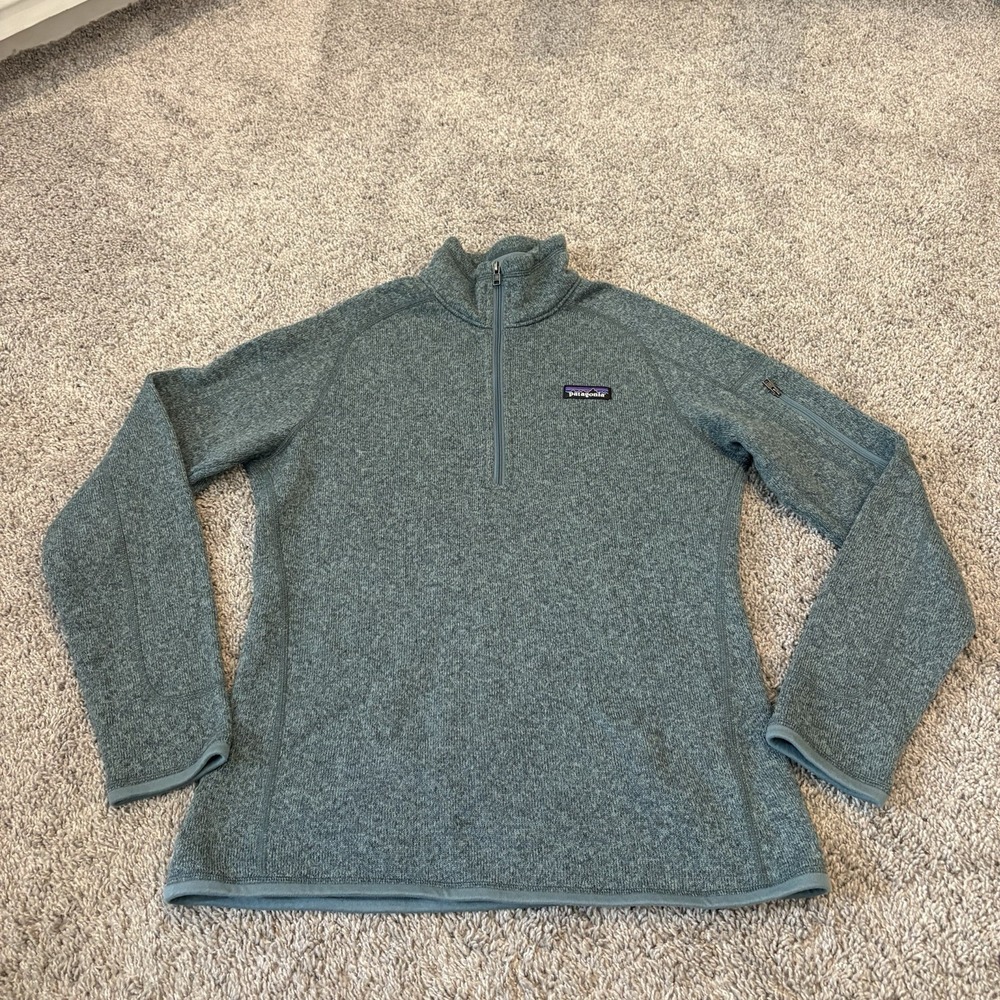 Patagonia Better Sweater 1/4 Zip Pullover Shadow Blue SDAB 25617 2018 Medium